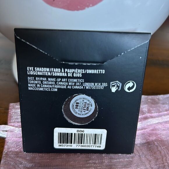 MAC~Eyeshadow STAR VIOLET Pinky Brown Plum Shimmer Refill Pan NEW Ipsy bag - Picture 7 of 9